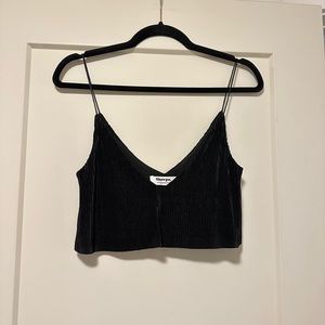 Showpo. Black Ribbed 2 piece set